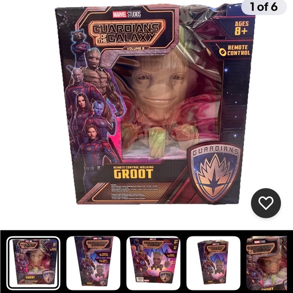 Marvel Guardians of the Galaxy Remote Control Groot - Brown and Green - Picture 1 of 2